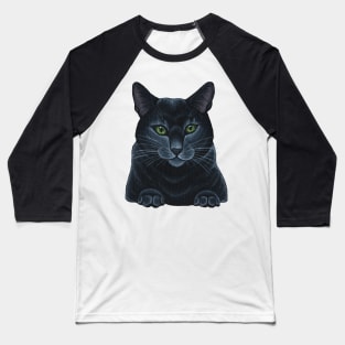 Black Cat Baseball T-Shirt